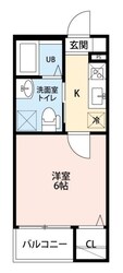 山王駅 徒歩7分 2階の物件間取画像